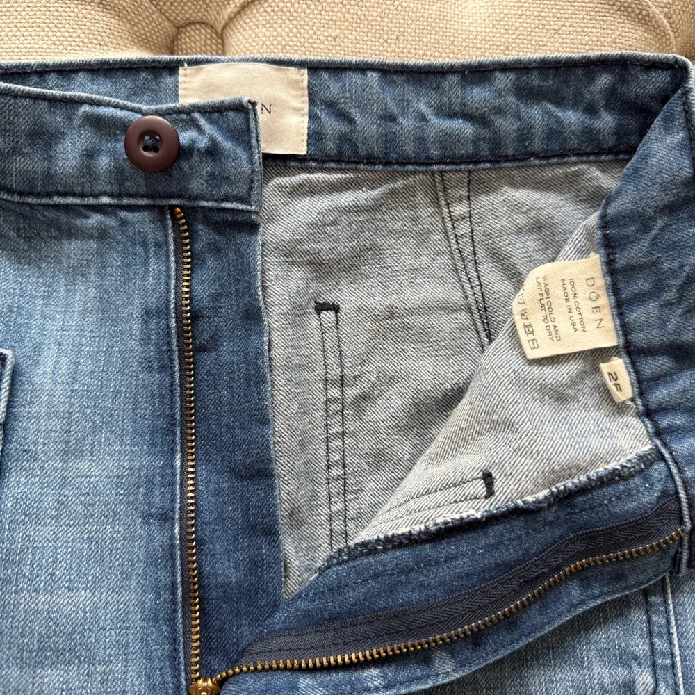 Doen Blue Flare & Wide Leg Jeans - Picture 7 of 10